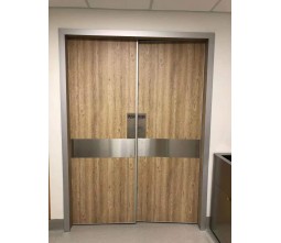 Soundless hospital room door