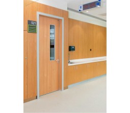 Health Clinic Door With Glass Window