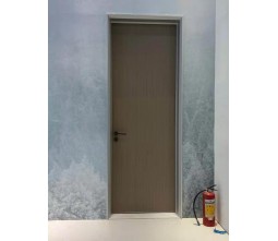 Interior Double Swing Office Wooden Door