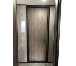 Aluminum frame bedroom door