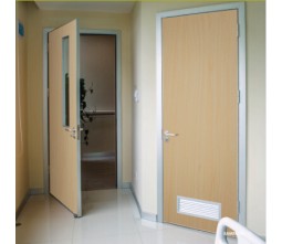 Aluminum frame patient room door design