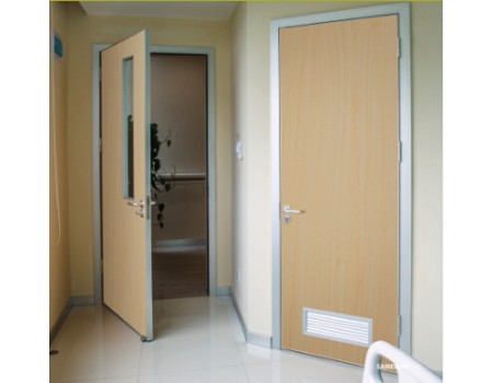 Aluminum frame patient room door design