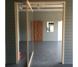 cheap interior center pivot door