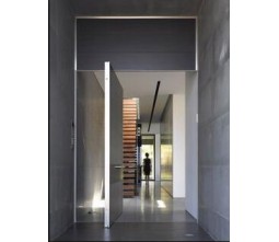 Contemporary heavy duty exterior pivot door