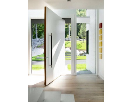 Large Wooden Interior Pivot Door Design