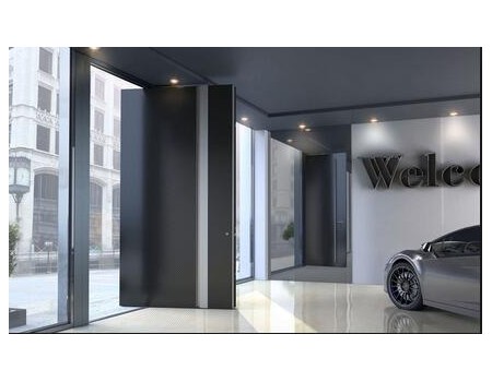 Large Aluminum Pivot Entrance Door