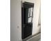 high gloss black acrylic doors