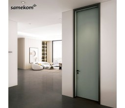 HOT SALE Aluminum Wooden Doors Factory Price Apartment Building Steel French Interior