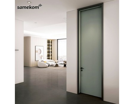 HOT SALE Aluminum Wooden Doors Factory Price Apartment Building Steel French Interior