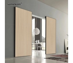 Popular Modern Hidden Sliding Wooden Doors Invisible Sliding Door System Room Ghost