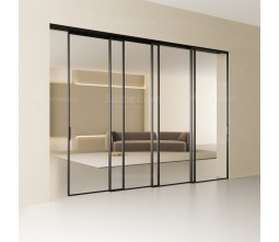 Interior Door Glass French Double Single Tempered Front Doors for House with Glass and Lock
