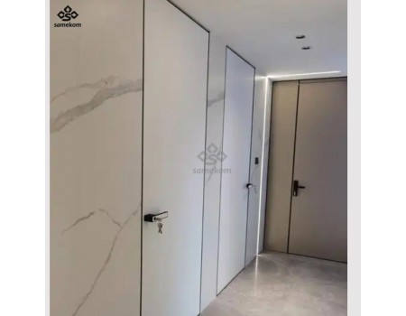 Interior Hidden Wall Flush Frameless Invisible Door Flush Frameless Doors Concealed Door Frame