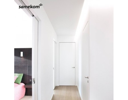 High-end Custom OEM Hidden Track Invisible Sliding Door Magic Door System  Invisible Concealed Hinge Doors