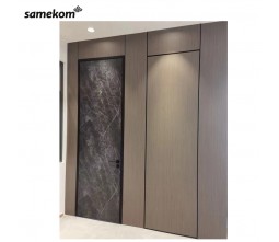 Invis Ghost Aluminum Wooden Doors Frameless Hidden Frame White Interior Flush Other Modern Door