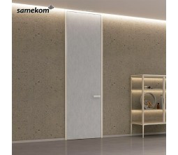 HOT SALE Aluminum Wooden Doors Factory Price Apartment Building Steel French Interior Home Ecological Entry Swing Residence Door