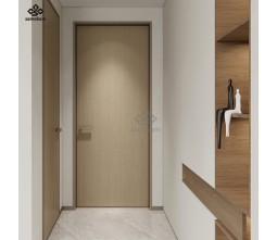 Popular Modern Hidden Sliding Wooden Doors Invisible Sliding Door System Room Ghost Interior Doors