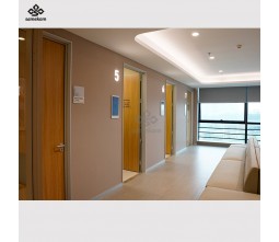 Swing Door HPL Door for Laboratory Pharmaceutical Hospital Aluminum Frame Clean Room Door