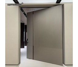 Samekom Heavy Duty Steel Entry Door Smart Lock Automatic Lock Timer Feature Door