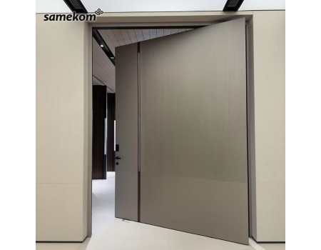 Samekom Heavy Duty Steel Entry Door Smart Lock Automatic Lock Timer Feature Door