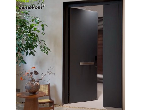 Luxury Design Home Stainless Steel Door Exterior Security Front Interior Door Modern Entrance Double Pivot Door Smart Lock