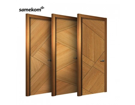 Modern Design Wood Panel Interior Door Smart Bedroom Interior Wooden Doors