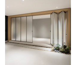 Interior Glass Room Doors Sliding System Aluminum Glass Door Folding Glass Doors