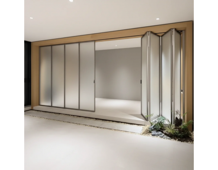 Interior Glass Room Doors Sliding System Aluminum Glass Door Folding Glass Doors