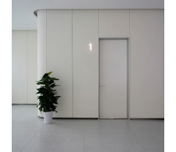 Pure color Aluminum Wooden Hosipital Door