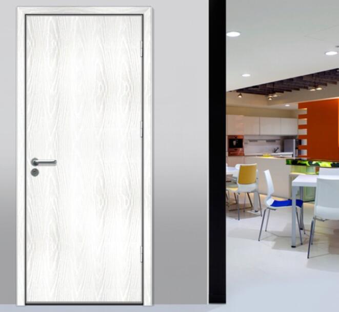 white interior wooden bedroom door