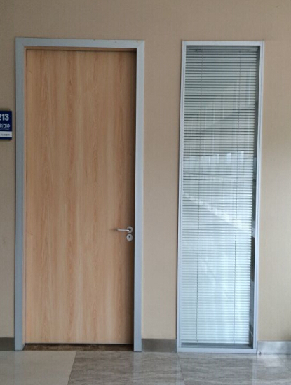 wooden clinic door