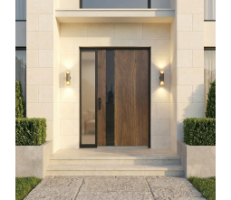 Modern American Design House Front Pivot Door Large Entrance Modern Entry Door Security Doors for Houses Exterior