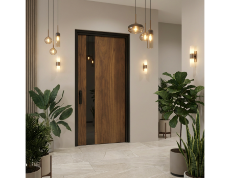 Exterior Main Entrance Security Steel Armored Anti Theft Soundproof Villa Apartment House Door Commercial Building Door