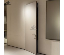 White Primed Frameless Hidden Interior Wooden Door Modern Invisible Flush Hidden Interior Doors Swing Secret Door White Primed Frameless Hidden Interior Wooden Door Modern Invisible Flush Hidden Interior Doors Swing Secret Door