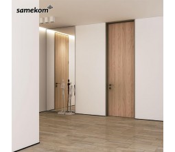 Minimalist Timber-Alu Interior Door Moisture-Resistant Door Slim Profile Door