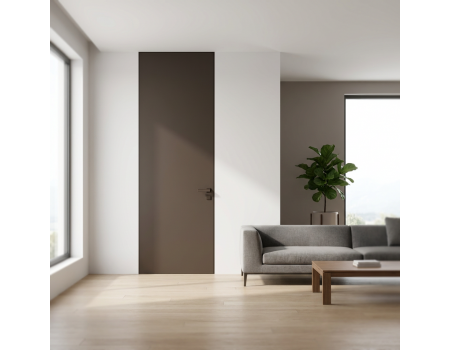 Hidden Integrated Secret Modern Wooden Fire Prevention Interior Door for Apartment