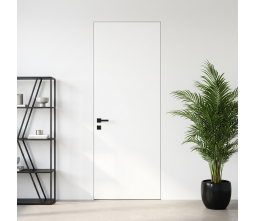 Interior Hidden Wall Flush Frameless Invisible Door Concealed Door SAMEKOM Aluminum Wooden Fire Prevention Door