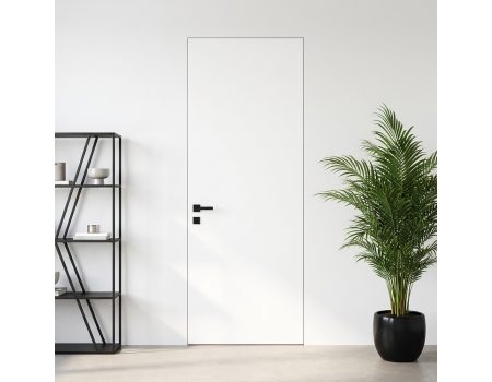 Interior Hidden Wall Flush Frameless Invisible Door Concealed Door SAMEKOM Aluminum Wooden Fire Prevention Door