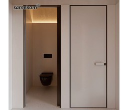 Hinges Hidden Doors Mdf Invisible HPL Panel Shelf Interior Garage MDF Wall Out Hidden Door