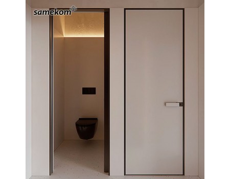 Hinges Hidden Doors Mdf Invisible HPL Panel Shelf Interior Garage MDF Wall Out Hidden Door
