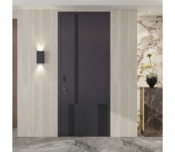 High-end aluminum engraving aluminum panel entrance door project entrance door