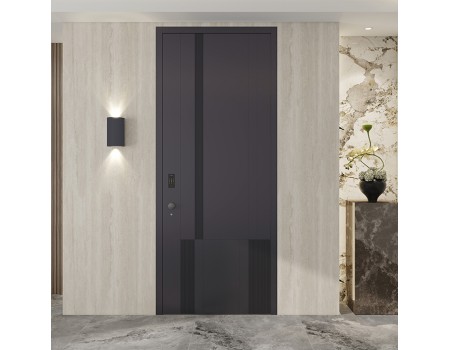 High-end aluminum engraving aluminum panel entrance door project entrance door