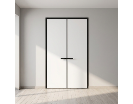 Modern Design Interior Hidden Double Doors Project Hotel Door Invisible Aluminum Wood Hidden Door
