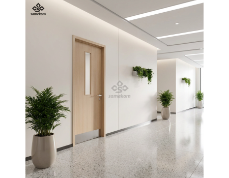 Samekom Wholesale Manufacture Laminate HPL Coated Hospital Door Surgery Radiation-proof Lead Aluminum Doors
