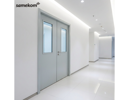 Aluminum Composite Wood Hospital Doors Clinic Dental Hospital Doors with Modern Design in Foshan or Guangzhou