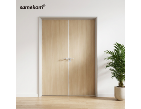 Hospital Double Door Clinic Dental Door Hidden Office Interior Doors Wood Swinging Double Doors