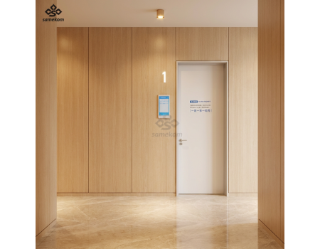 Modern Design Hotel Fire Resistant Door Fire School Hospital Door Hospital Interior White Doors