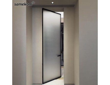 Modern Turkisk Glass Shower Doors Aluminum Bathroom Glass Commercial Door Design Frosty Glass Shower Door