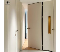 Aluminum Frame with Solid Wood Core Invisible Door Hidden Flush Door for Hotel Apartment Villa Aluminum Frame with Solid Wood Core Invisible Door Hidden Flush Door for Hotel Apartment Villa