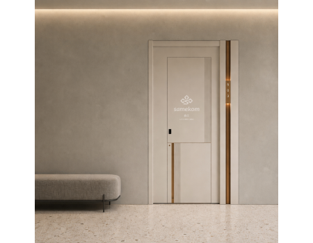 Custom 3D Carved Aluminum Front Door 9mm Wood Veneer Indoor Panel Full Aluminum Body Entry Door