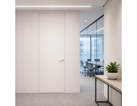 Aluminum Honeycomb Core Invisible Door Soundproof Waterproof Flush Hidden Door 3D Concealed Hinges